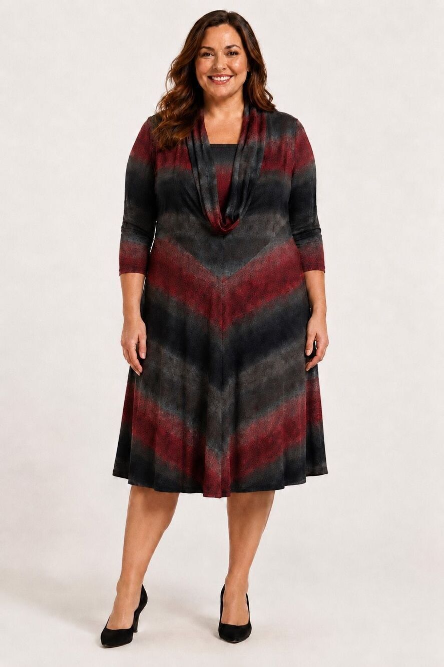 Cowl Neck Dress